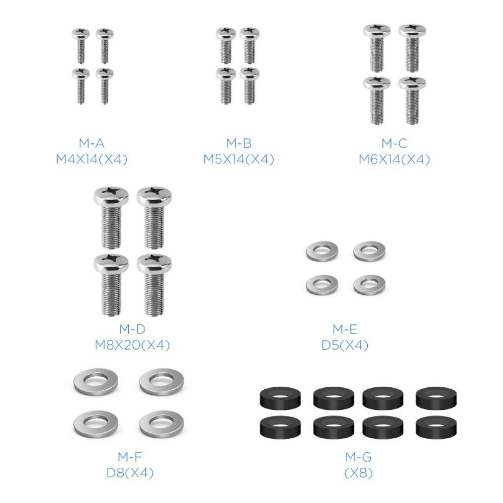 TooQ - LP1242F-B TV mount 106,7 cm (42") Negro