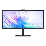 Samsung - S65VC pantalla para PC 86,4 cm (34") 3440 x 1440 Pixeles UltraWide Quad HD LCD Negro