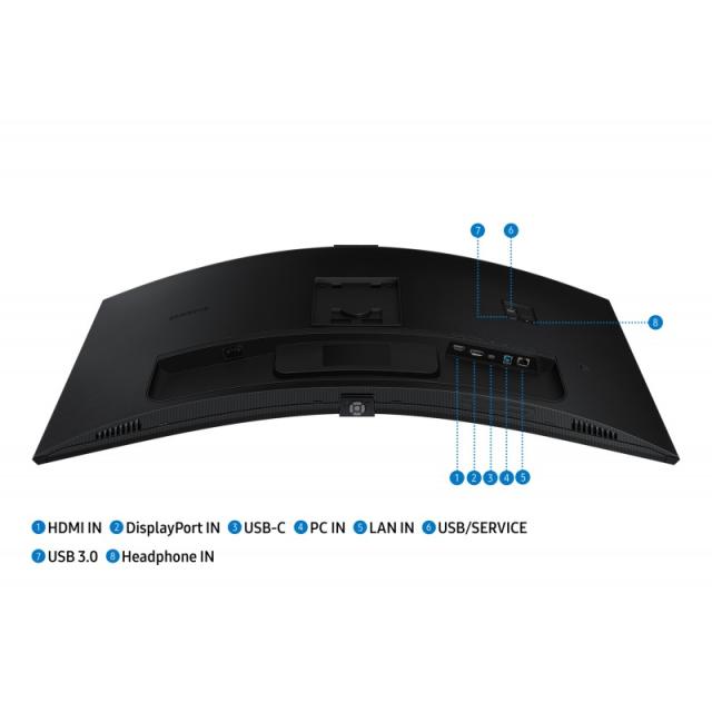 Samsung - S65VC pantalla para PC 86,4 cm (34") 3440 x 1440 Pixeles UltraWide Quad HD LCD Negro