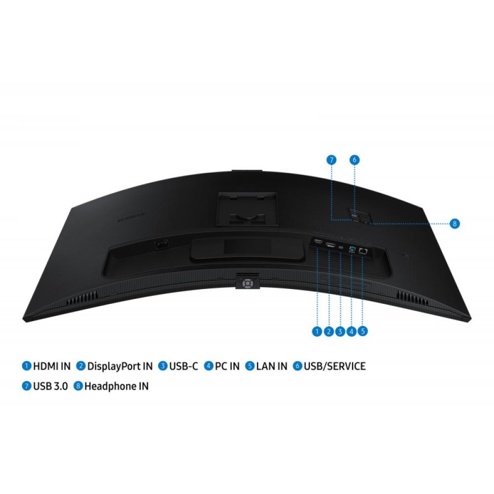 Samsung - S65VC pantalla para PC 86,4 cm (34") 3440 x 1440 Pixeles UltraWide Quad HD LCD Negro