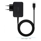 TooQ - Cargador de portátil GAN USB-C PD 45W, Negro - TQLC-USBCGAN45PD