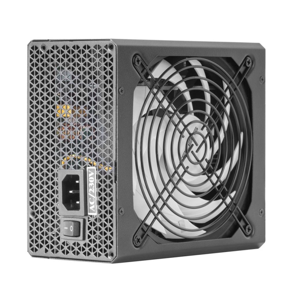 Tacens - RADIX ECO X 650, Fuente Alimentación PC ATX 650W, 6 Años Garantía, Tecnología Silenciosa AI-RPM, +87% Eficiencia, Negro