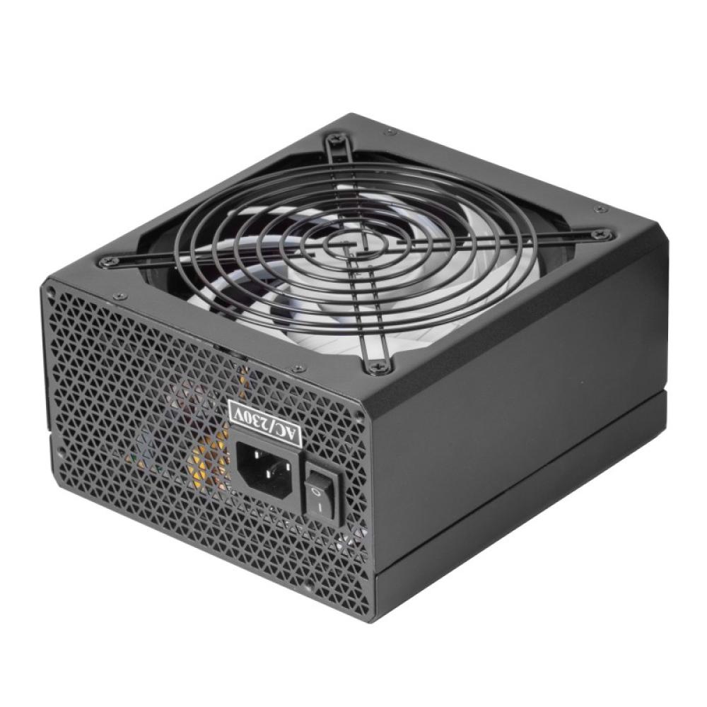 Tacens - RADIX ECO X 650, Fuente Alimentación PC ATX 650W, 6 Años Garantía, Tecnología Silenciosa AI-RPM, +87% Eficiencia, Negro