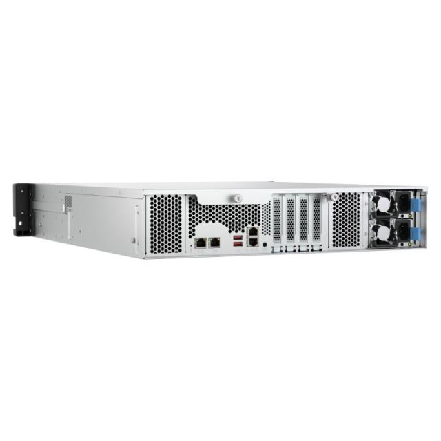 QNAP - TS-H1277AXU-RP NAS Bastidor (2U) AMD Ryzen™ 5 16 GB DDR5 0 TB QuTS hero Negro