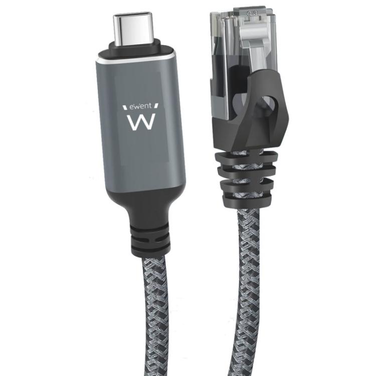 Ewent - EC2001 cable de red Negro, Gris 1,5 m Cat6