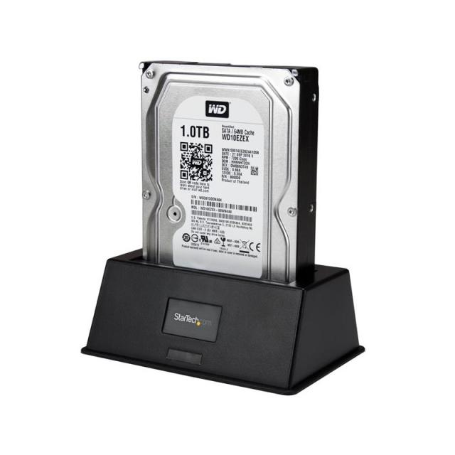 StarTech.com - Docking Station USB 3.0 (5Gbps) a SATA III para Discos Duros y SSDs de 2,5/3,5" - con Bahía de Carga Superior