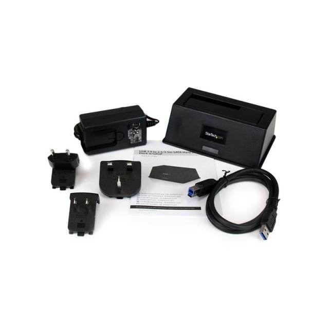 StarTech.com - Docking Station USB 3.0 (5Gbps) a SATA III para Discos Duros y SSDs de 2,5/3,5" - con Bahía de Carga Superior