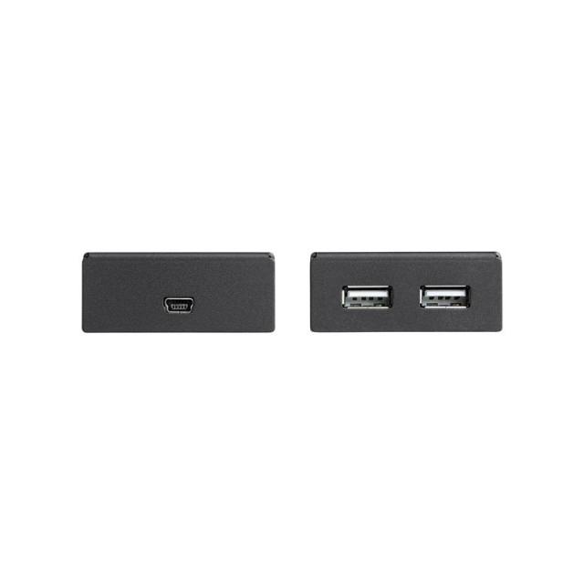 StarTech.com - Extensor Alargador USB 2.0 de 4 Puertos por Cable Cat5 o Cat6 - Extensor Compacto USB 2.0 por Ethernet - Hasta 40