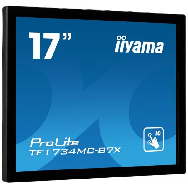 iiyama - TF1734MC-B7X pantalla para PC 43,2 cm (17") 1280 x 1024 Pixeles SXGA LED Pantalla táctil Negro