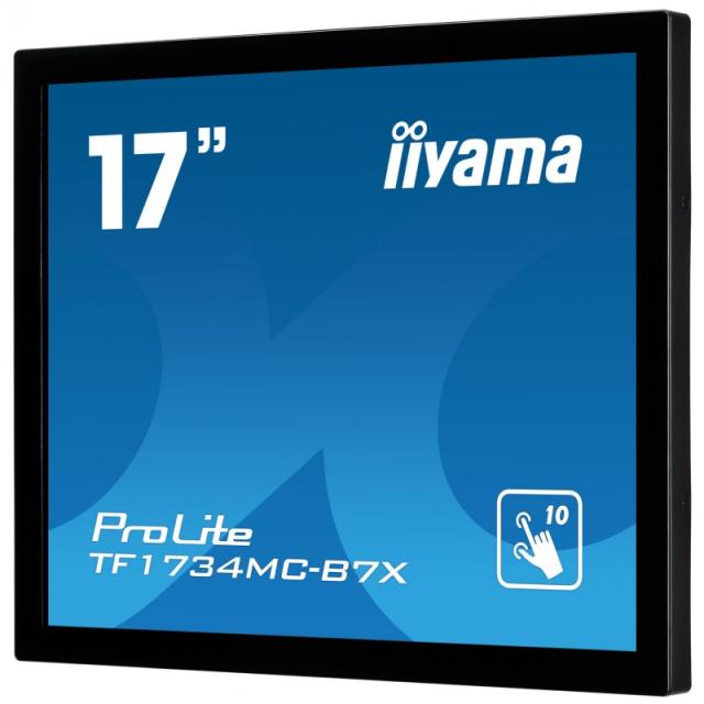 iiyama - TF1734MC-B7X pantalla para PC 43,2 cm (17") 1280 x 1024 Pixeles SXGA LED Pantalla táctil Negro
