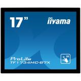 iiyama - TF1734MC-B7X pantalla para PC 43,2 cm (17") 1280 x 1024 Pixeles SXGA LED Pantalla táctil Negro