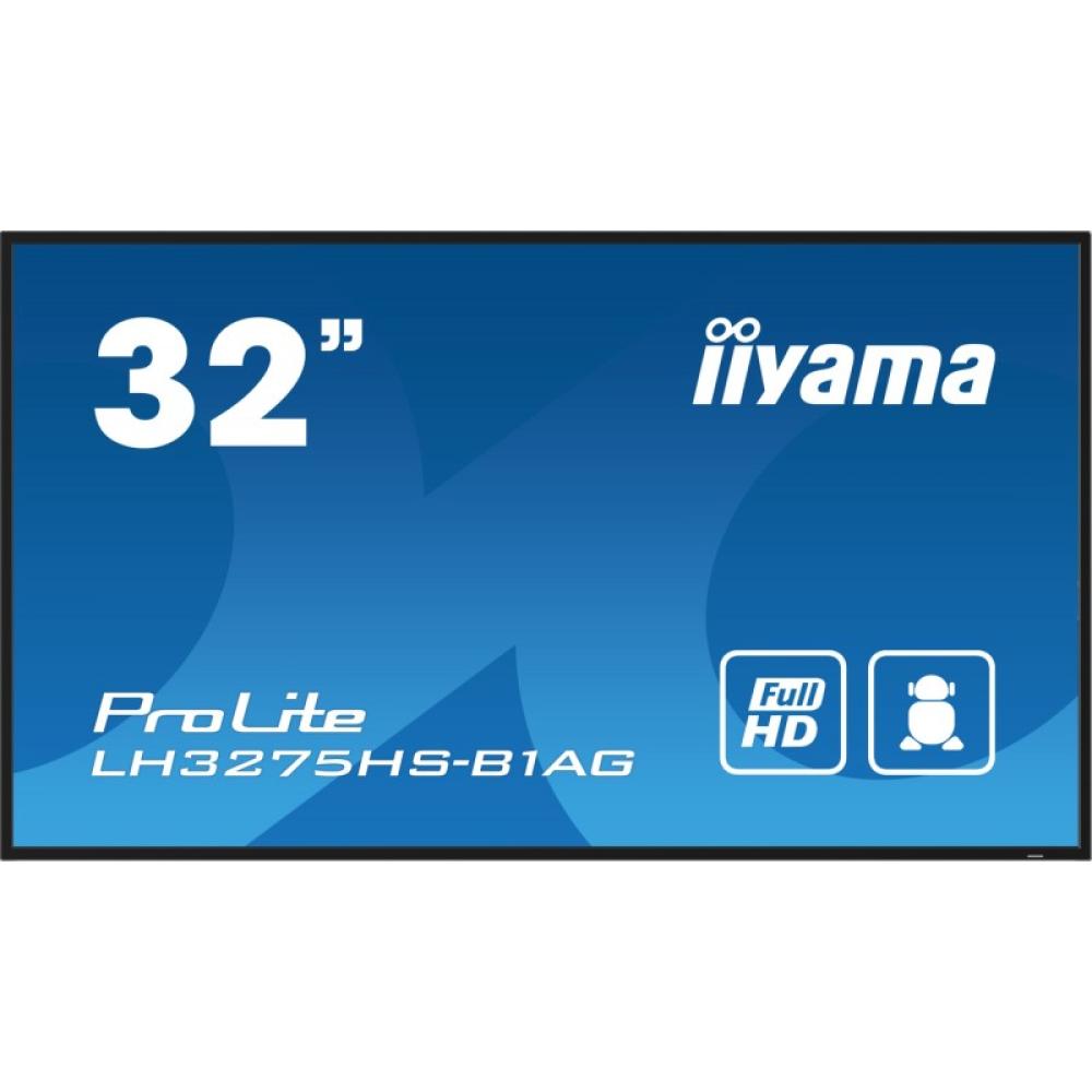 iiyama - LH3275HS-B1AG pantalla de señalización Pantalla plana para señalización digital 80 cm (31.5") LCD Wifi 500 cd / m² Full