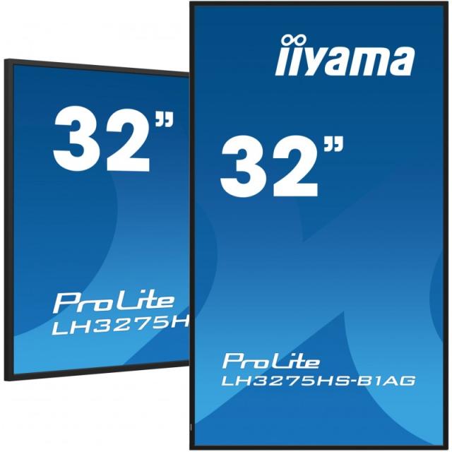 iiyama - LH3275HS-B1AG pantalla de señalización Pantalla plana para señalización digital 80 cm (31.5") LCD Wifi 500 cd / m² Full