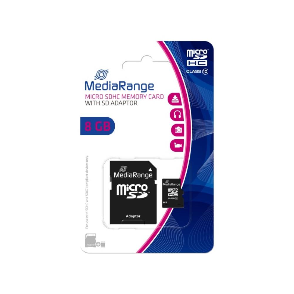 MediaRange - 8GB microSDHC Clase 10