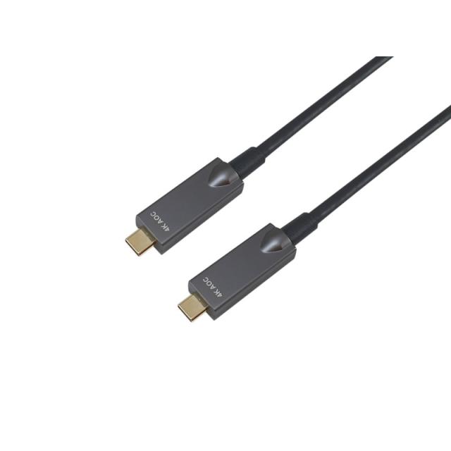 Equip - 119461 Cable óptico activo USB-C a C, M/M, 5,0m, PD 60W, 4K/60Hz, 10Gbps, Vídeo+Datos+PD