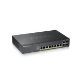 Zyxel - GS2220-10HP Gestionado L2 Gigabit Ethernet (10/100/1000) Energía sobre Ethernet (PoE) Negro