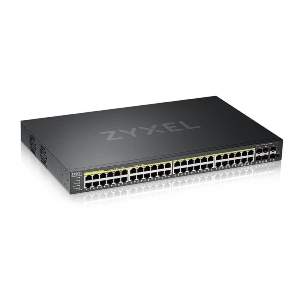 Zyxel - GS2220-50HP-EU0101F switch Gestionado L2 Gigabit Ethernet (10/100/1000) Energía sobre Ethernet (PoE) Negro