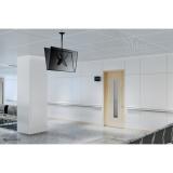 Neomounts - FPMA-C340DBLACK Soporte de techo para doble monitor/TV 32-75" - alt. 106-156 cm