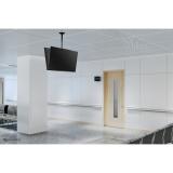 Neomounts - FPMA-C340DBLACK Soporte de techo para doble monitor/TV 32-75" - alt. 106-156 cm
