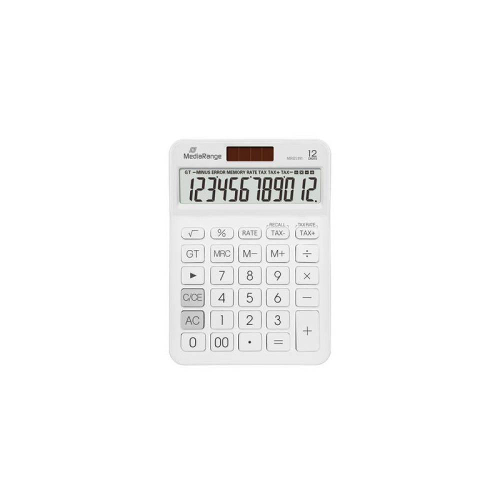 MediaRange - MROS191 calculadora Escritorio Calculadora básica Blanco