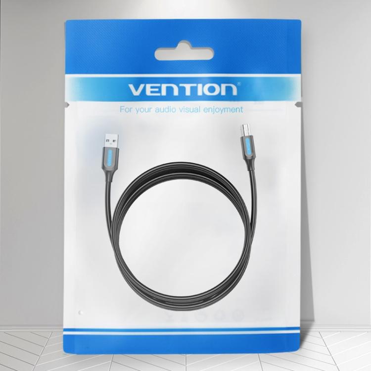 Vention - Cable USB 2.0 Impresora COQBH/ USB Tipo-B Macho - USB Macho/ 2m/ Negro