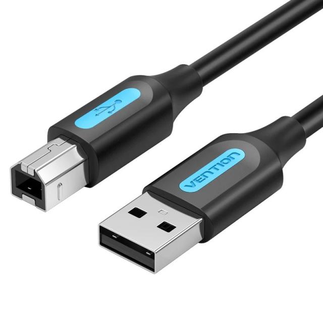 Vention - Cable USB 2.0 Impresora COQBH/ USB Tipo-B Macho - USB Macho/ 2m/ Negro