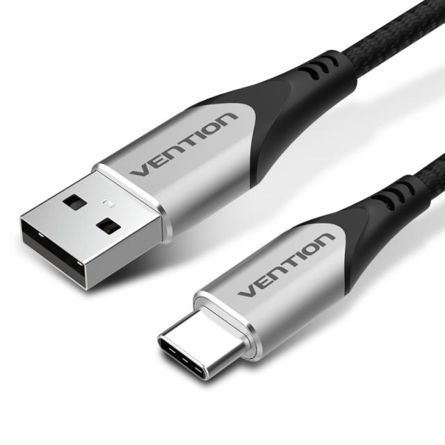 Vention - Cable USB 2.0 Tipo-C CODHH/ USB Macho - USB Tipo-C Macho/ 2m/ Gris