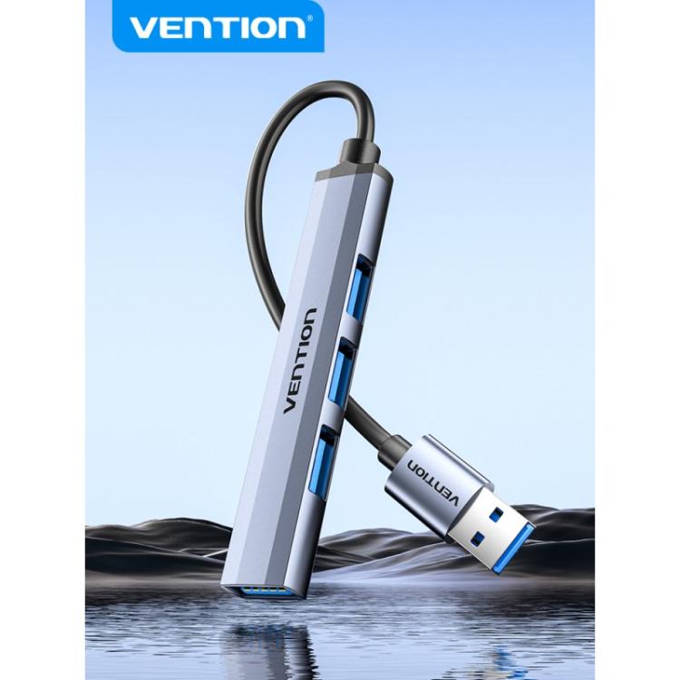 Vention - Mini Hub USB 3.0 CKOHB/ 1xUSB 3.0/3xUSB 2.0