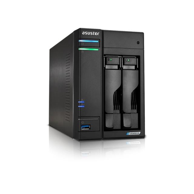 Asustor - LOCKERSTOR 2 Gen2 (AS6702T) NAS Escritorio Intel® Celeron® N5105 4 GB DDR4 0 TB ADM Negro