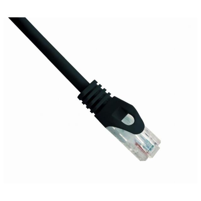 Gembird - PP6U-0.25M/BK cable de red Negro 0,25 m Cat6 U/UTP (UTP)