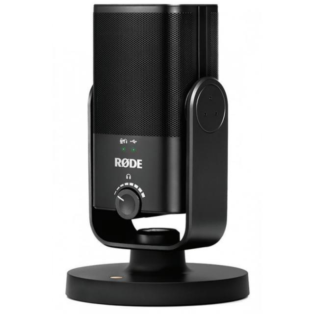 RØDE - NT-USB mini Negro Micrófono de superficie para mesa
