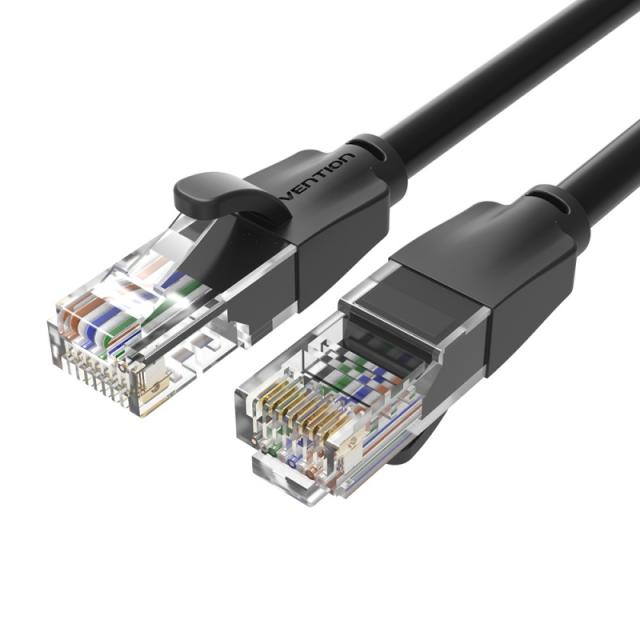 Vention - Cable de Red RJ45 UTP IBEBF Cat.6/ 1m/ Negro