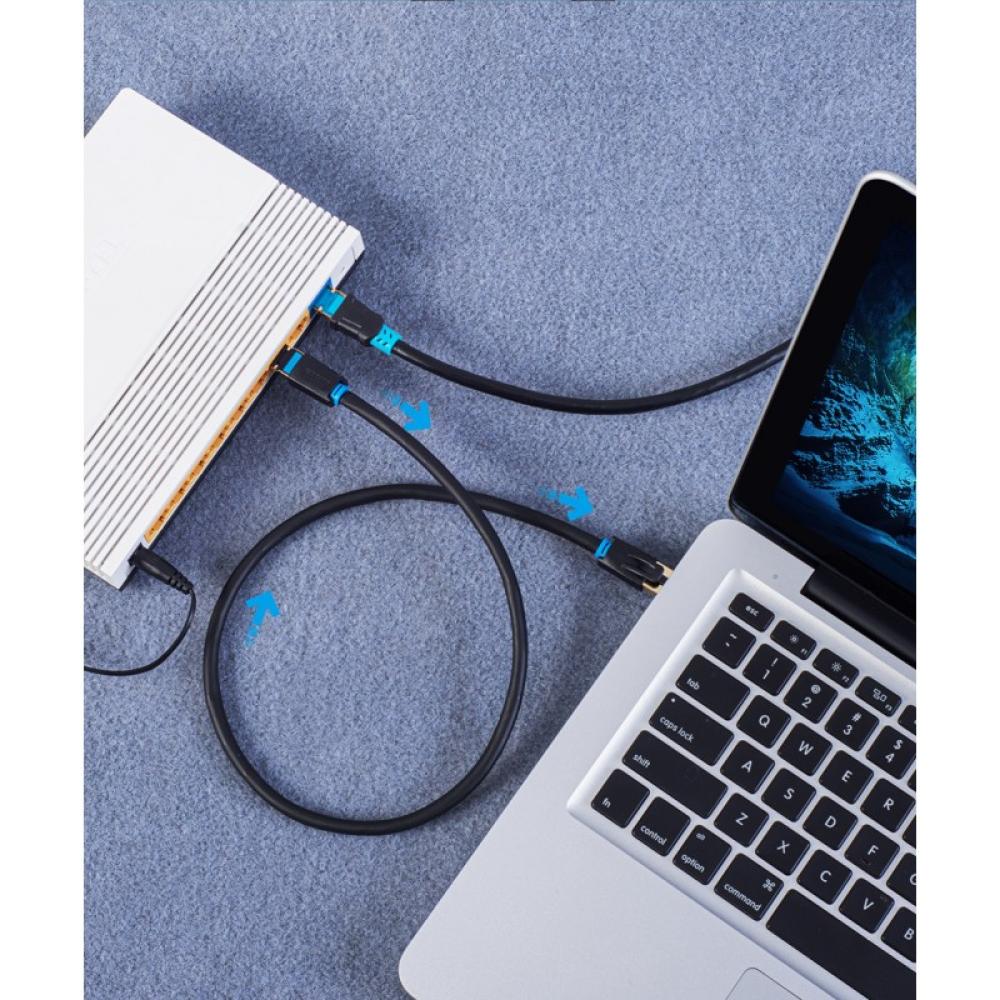 Vention - Cable de Red RJ45 SFTP IKABH Cat.8/ 2m/ Negro