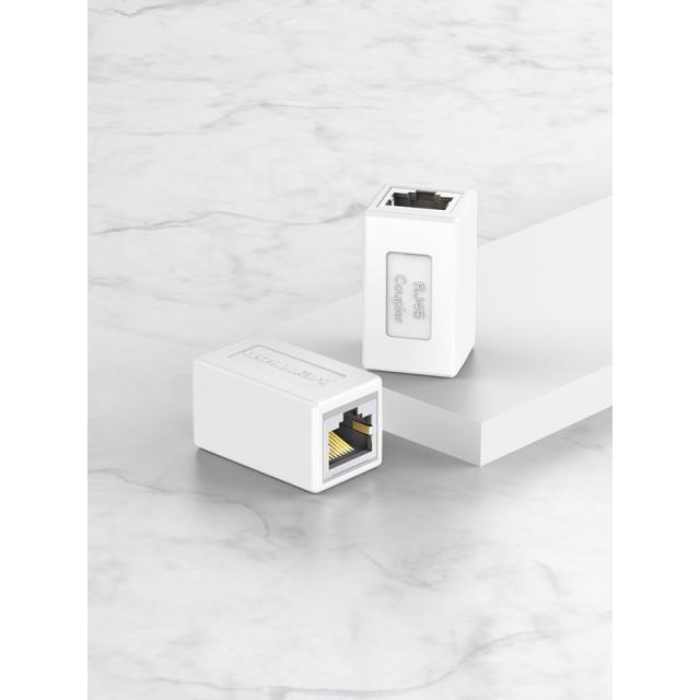 Vention - Adaptador Conector RJ45 IPVW0 Cat6 FTP/ RJ45 Hembra - RJ45 Hembra/ Blanco