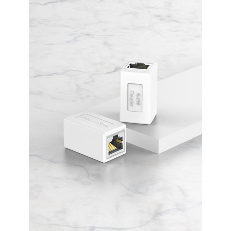 Vention - Adaptador Conector RJ45 IPVW0 Cat6 FTP/ RJ45 Hembra - RJ45 Hembra/ Blanco