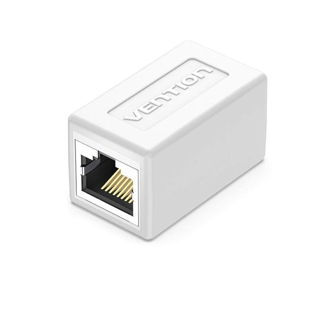 Vention - Adaptador Conector RJ45 IPVW0 Cat6 FTP/ RJ45 Hembra - RJ45 Hembra/ Blanco