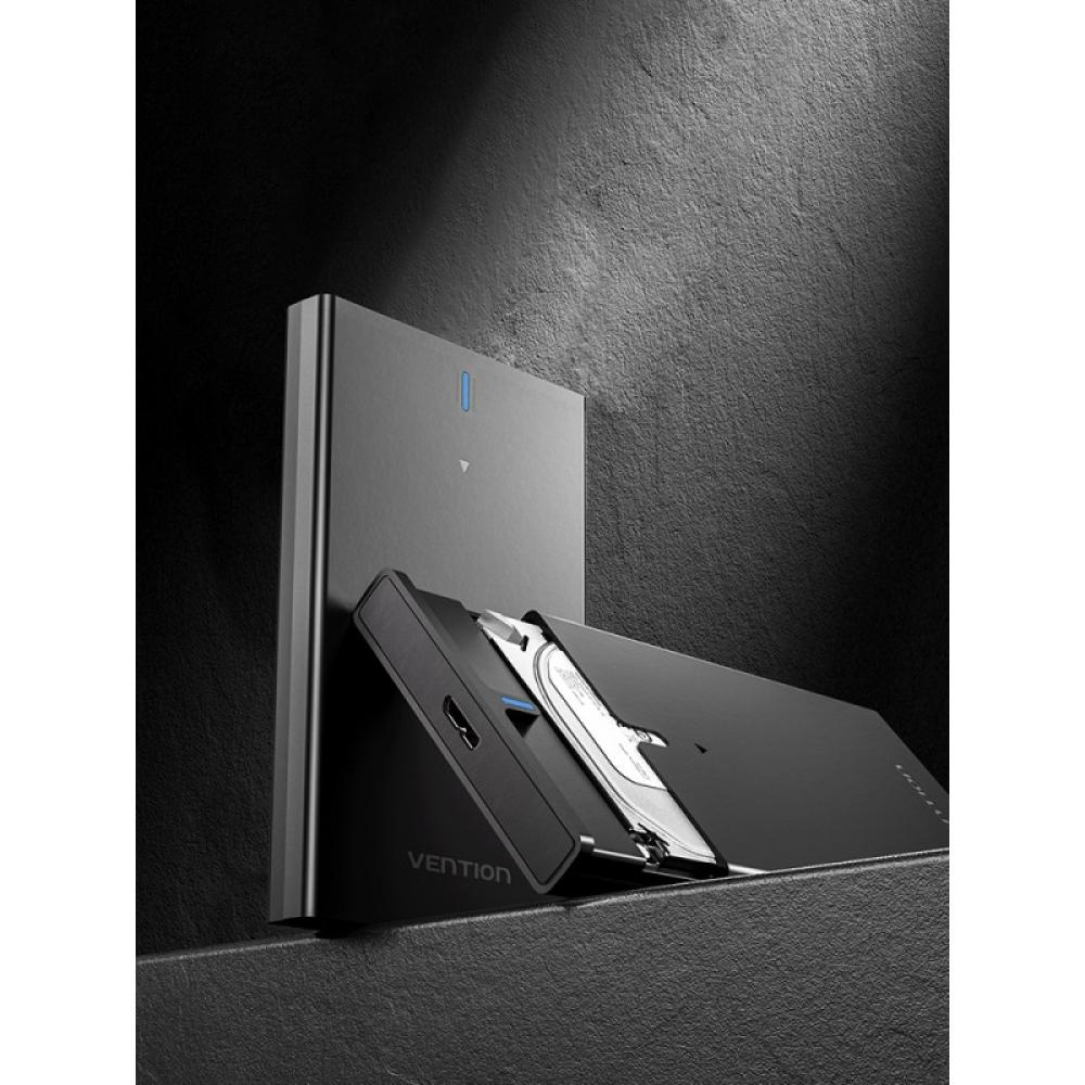 Vention - Caja Externa para Disco Duro de 2.5" KPAB0/ USB 3.0 Micro USB/ Sin tornillos