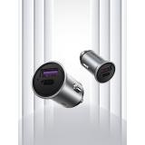 Vention - Cargador de Coche FFBH0/ 1xUSB-Tipo C/ 1xUSB/ 20W