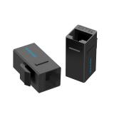 Vention - Adaptador Conector RJ45 VDD-B07-B Cat5e UTP/ RJ45 Hembra - RJ45 Hembra/ Negro