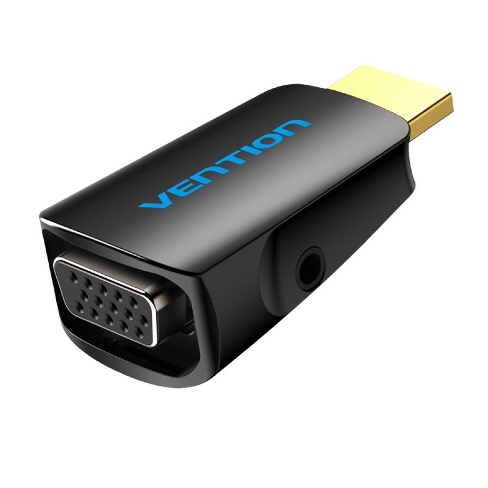 Vention - Adaptador Conversor AIDB0/ HDMI Macho a VGA Hembra/ Audio Jack 3.5mm