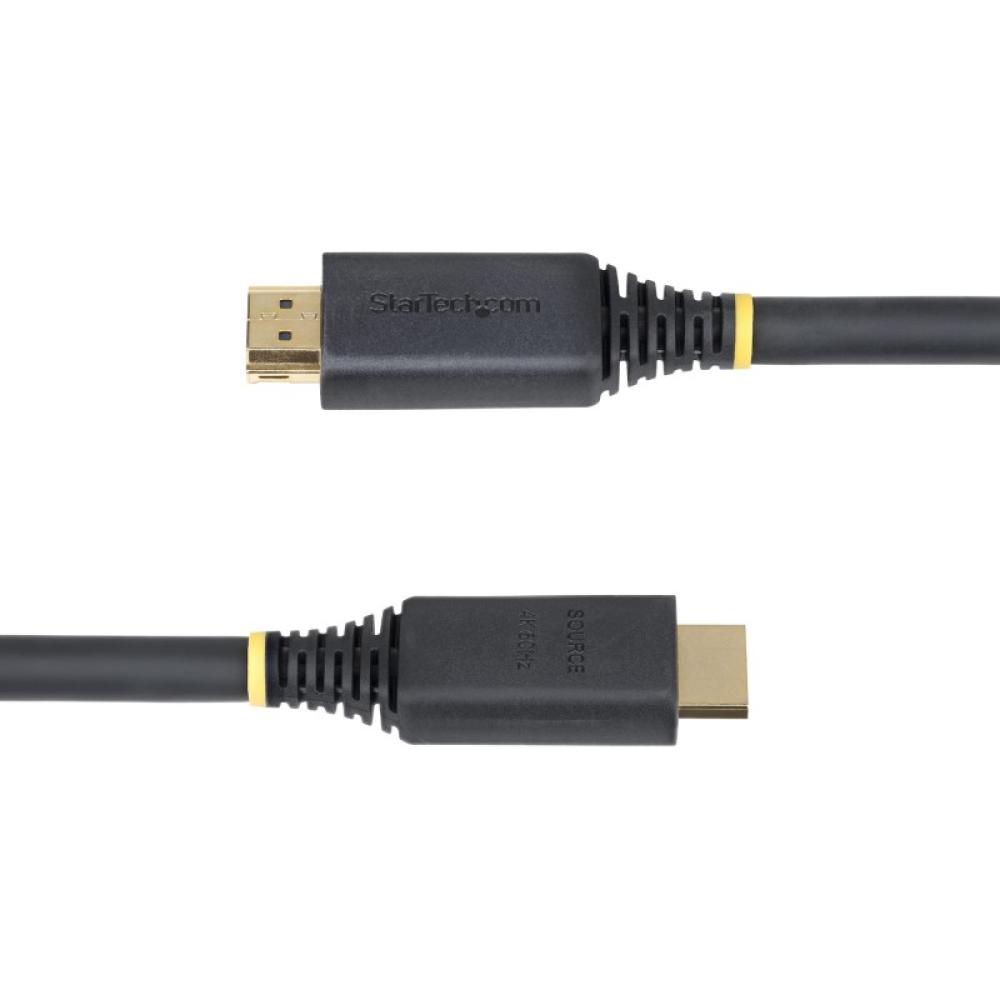 StarTech.com - Cable HDMI Activo de Alta Velocidad de 15m - 4K 60Hz/1440p 144Hz - HDR10/HDCP 2.2/ARC - 18Gbps - Cable UHD - Cabl