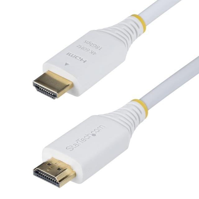 StarTech.com - HDMI2-CABLE-4K60-6FW cable HDMI 1,8 m HDMI tipo A (Estándar) Blanco