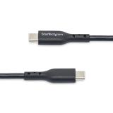 StarTech.com - Cable de Carga USB-C de 4m - Cable Cargador USB Tipo C - Cable Cargador USB-C para Portátil - Recubrimiento de TP