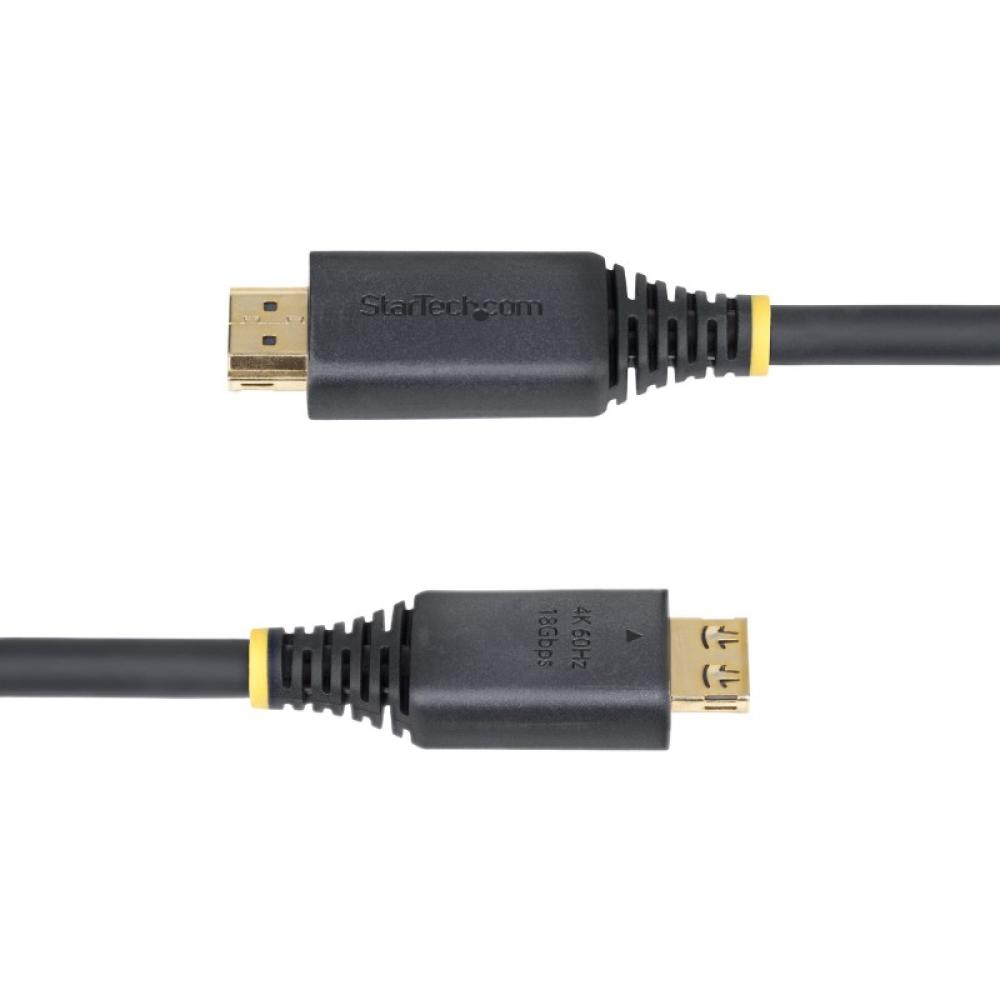 StarTech.com - Cable HDMI de Alta Velocidad de 4,5m con Conectores con Agarre - 4K 60Hz/1440p 144Hz - HDR10/HDCP 2.2/ARC - 18Gbp