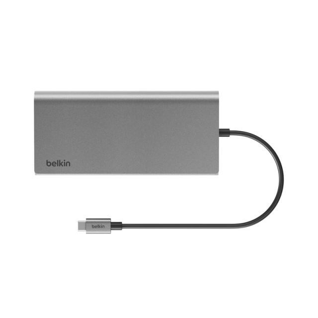 Belkin - INC015BTSGY-CZ base para portátil y replicador de puertos Alámbrico USB 3.2 Gen 1 (3.1 Gen 1) Type-C Aluminio