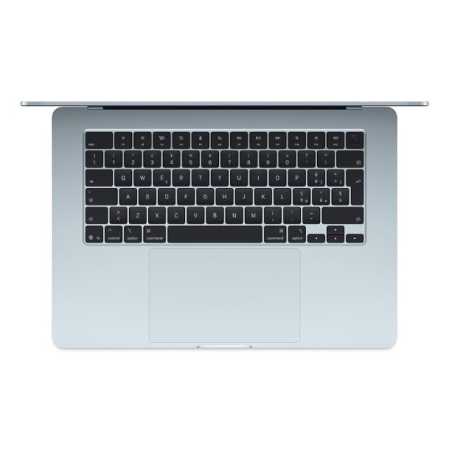 Apple - MacBook Air Apple M M4 Portátil 38,9 cm (15.3") 16 GB 256 GB SSD Wi-Fi 6E (802.11ax) macOS Sequoia Azul