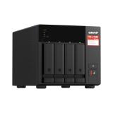 QNAP - TS-473A + QSW-1105-5T Bundle Pack NAS Torre Ryzen Embedded V1500B 8 GB DDR4 0 TB QNAP Turbo System Negro