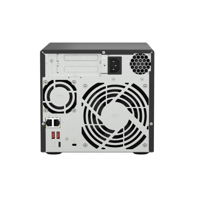 QNAP - TS-473A + QSW-1105-5T Bundle Pack NAS Torre Ryzen Embedded V1500B 8 GB DDR4 0 TB QNAP Turbo System Negro