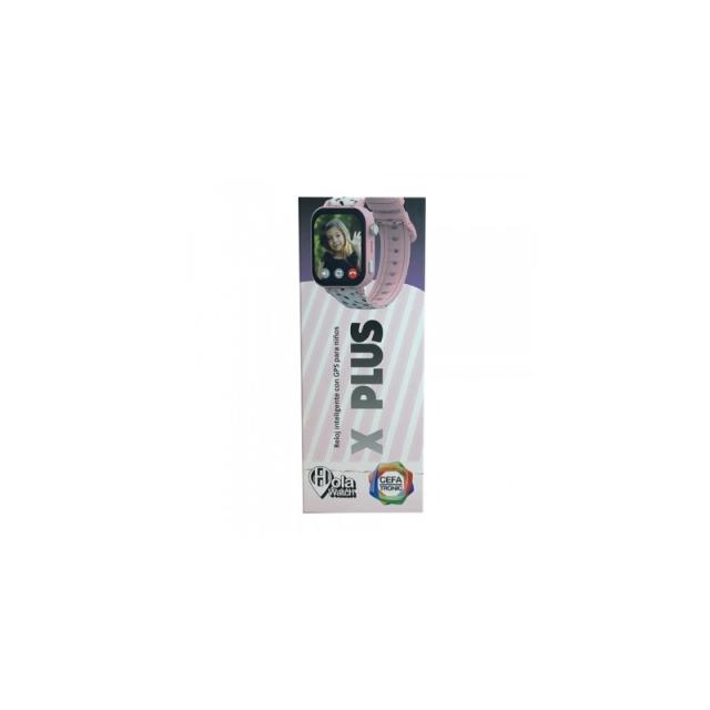 Cefa Toys - Hola Watch X Plus Rosa Reloj inteligente para niños