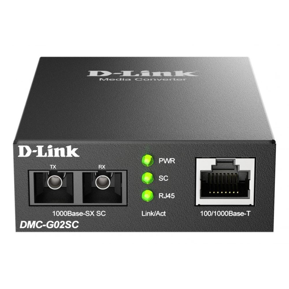 D-Link - DMC-G02SC/B convertidor de medio 1000 Mbit/s Multimodo